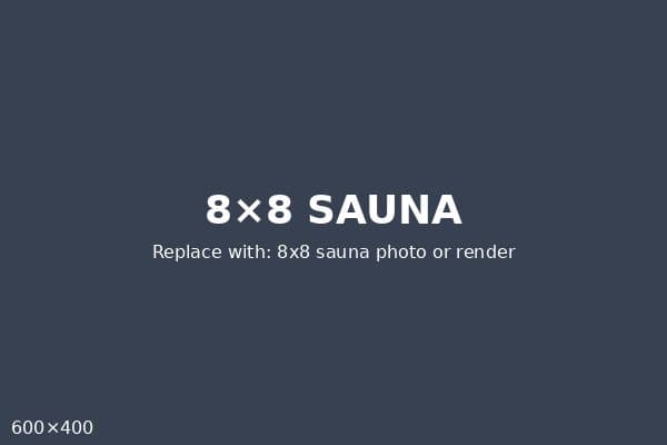 8×8 Sauna